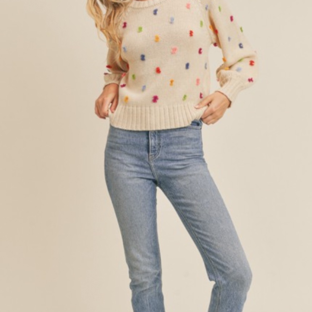 Multi Yarn Detailed Sweater - Picture 3 of 6